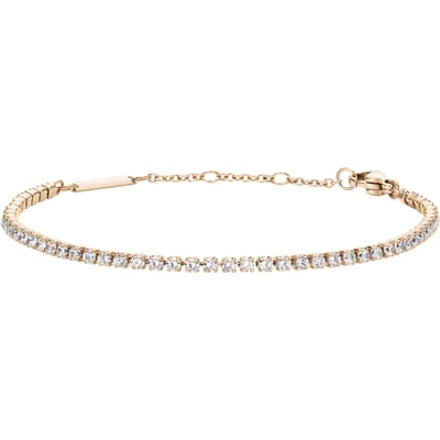 DANIEL WELLINGTON CLASSIC TENNIS DW00400387 ROSEGOUDKLEURIGE ARMBAND MET ZIRKONIA'S 1 STUK