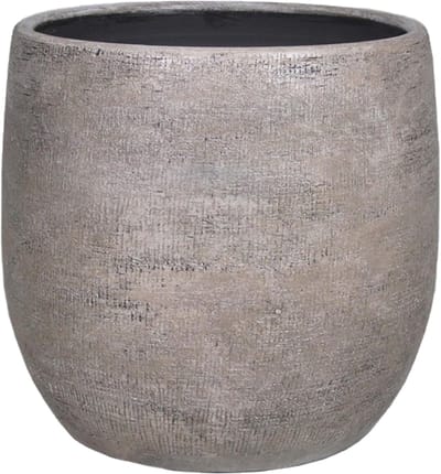 Bloempot Mira - Wit - D39 H36 cm