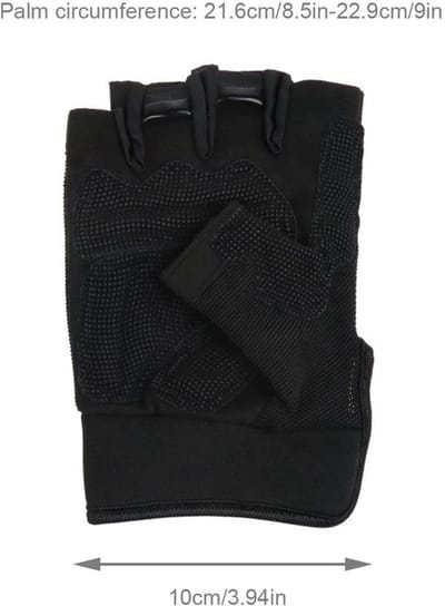 Vingerloze Motorhandschoenen Antislip - Halve Vinger Handschoenen - Outdoor Sporthandschoenen - Fietshandschoenen - Wandelen/Bergbeklimmen - Palmomtrek 21,6-22,9 cm