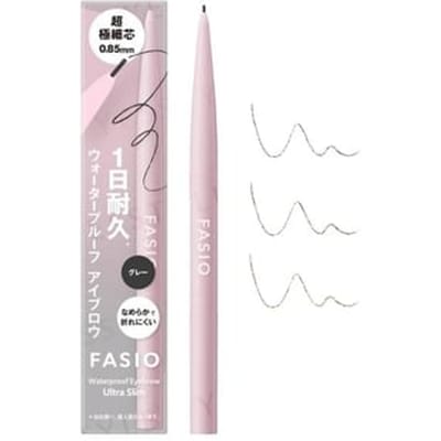 Kose - Fasio Waterproof Eyebrow Ultra Slim 01 Gray