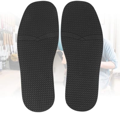 Dailygoods- Schoenen Zool Slijtvaste Rubber 3mm Dikte - Anti-slip - Verhoogde Korrel - Schoenzolen Dames/Heren - Bescherming - Duurzaam