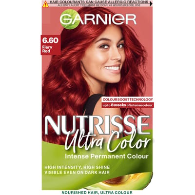 Garnier Nutrisse Permanente Haarverf (Verschillende tinten) - 6.60 Ultra Fiery Red