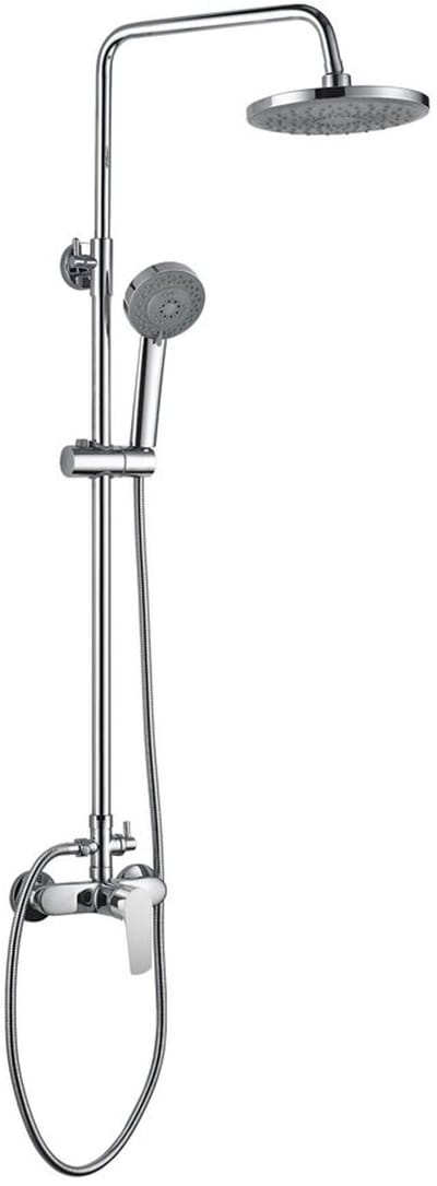 Aqualine Lotta Douchekolom met mengkraan, chroom