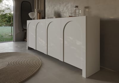 Meubel Square - Dressoir Salamia - Mat Wit - 204cm - Kast
