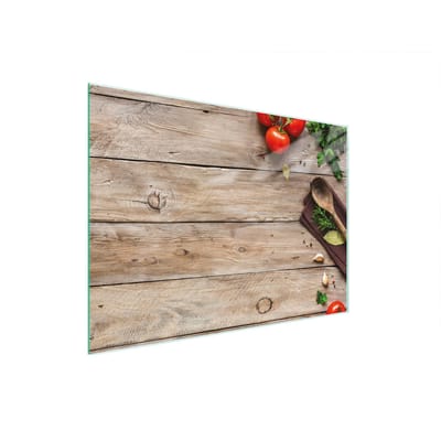 TMK ArtDeko Serie - Snijplank van gehard glas - 30x22 cm - Antislip - Hygienisch