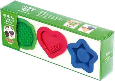 Tovolo Keukenhulp Vriezer ijsstekers, Klassieke vorms Set van 3 Assorti