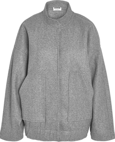 Noisy May NMHALSTON L/S BOMBER JACKET WVN NOOS Dames Bomberjack - grijs - XL