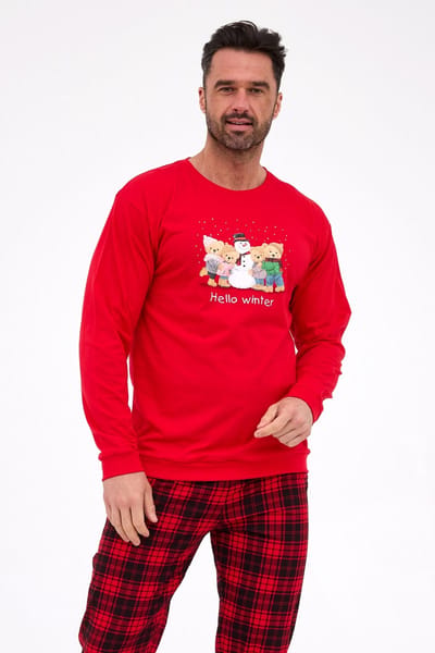 Cornette Heren Pyjama Winter Kerst Matching Gezin Familie Winter 115/289 S