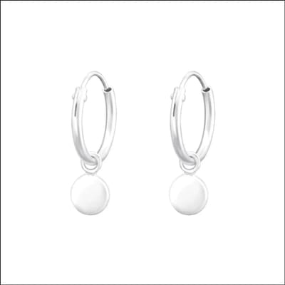 Oorbellen meisje - Oorringen - Zilveren oorringetjes 12mm Rondje-5mm | |2mm | Zilver | Kinderen | Verkleurd niet