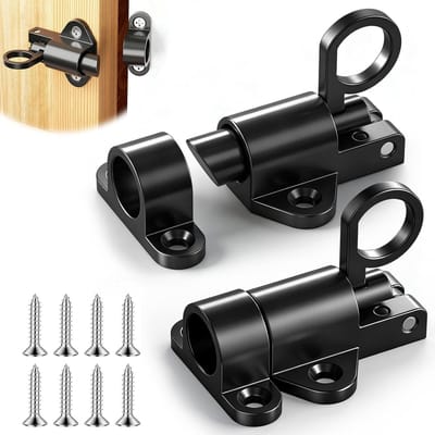 Automatische Deursluitingen - 2 Stuks Veer Slot voor Houten Deuren, Kastdeuren en Tuindeuren