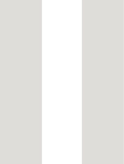 Behang - Verticale Strepen - Scandinavisch - Babykamer Neutraal - Wit Grijs - Kinderkamer - Gestreept Behang - Japandi - 0,53 x 10,05 M - Happy