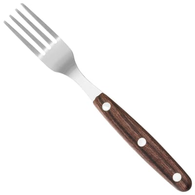 HENDI steakvorken - roestvrij staal met ABS-handgreep - 20 cm - bruin - 6 stuks - tafelbestek