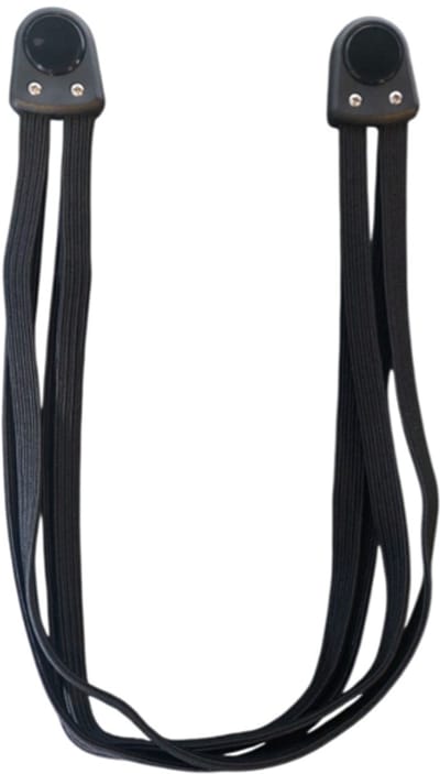 Rieba® Snelbinders Fiets - Universele Snelbinder - Viervoudig - 64 cm - Montage op Bagagedrager - Voor 28 inch Fietsen - Zwart