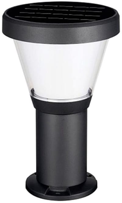 Iplux - Oslo - Solar Tuinverlichting - Warm wit - Staande lamp 38cm