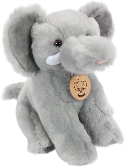 PIA Soft Toys - Pluche Olifant Knuffel (Sophie) - 20 cm - Zittend