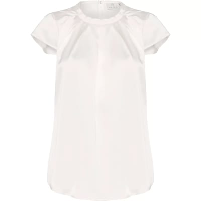 Damesblouse met korte mouwen KAFFE Linda