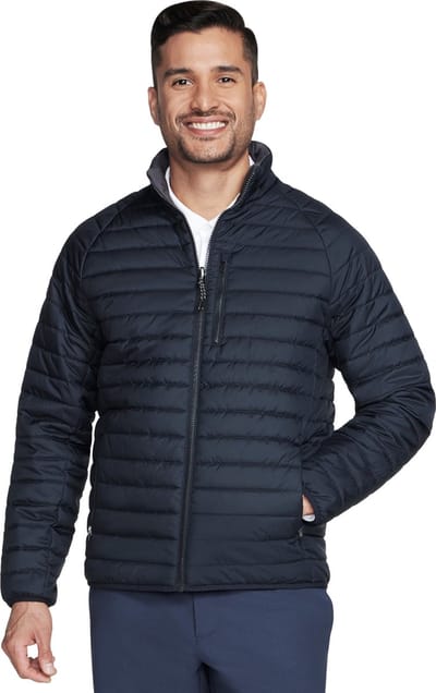 Skechers GO Shield Altitude Reversible Jacket, Mannen, Zwart, Jasje, maat: M