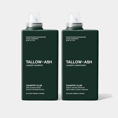 Tallow+Ash Country Club wasmiddel en wasverzachter-luxe wasmiddel met geur