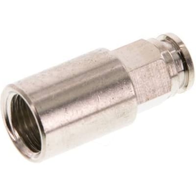 4mm x G1/8'' Messing Insteekfitting Binnendraad FKM [2 Stuks]