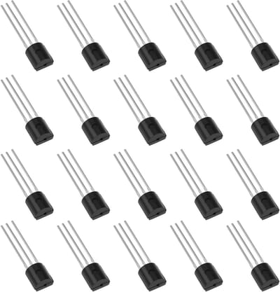 NPN Bipolaire Transistor - Componenten Set - Signaal Versterking - Silicium Halfgeleider - 50 Stuks - Zilver