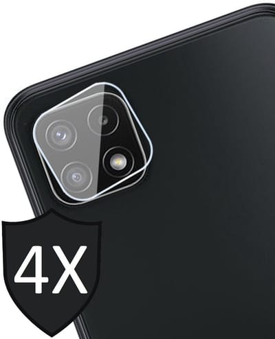 Camera Screenprotector geschikt voor Samsung Galaxy A22 5G - 4x Glas Screen Protector