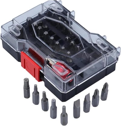 Elektrische Schroevendraaier - Precisie Gereedschap - Kleine Reparaties - Magnetische Bits - 32 Delig - Grijs