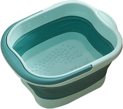 Opvouwbaar Voetenbad - Voetbad Massage - Voeten Ontspannen - Met Massagepunten - 43 x 335 cm - Niet gespecificeerd