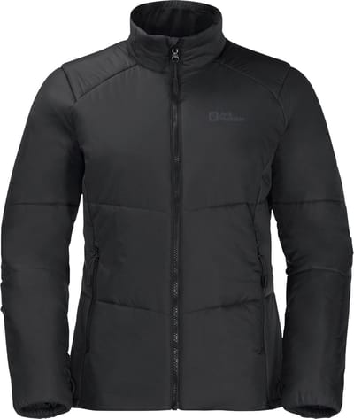 Jack Wolfskin Bergland INS Hoody W 1207231-6000, Vrouwen, Zwart, Jasje, maat: XL