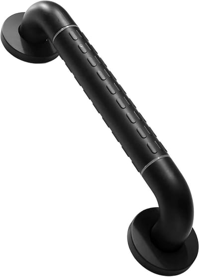 Veiligheidsbeugel - Steunbeugel Badkamer - Ondersteuning Gebruiken - Roestvrij Staal - 90 cm - Zwart