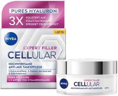 NIVEA 4006000111575, Dagcrème, Vrouwen, Universele huid, Gezicht, Anti-rimpel, Hydraterend, Versterking, 50 ml