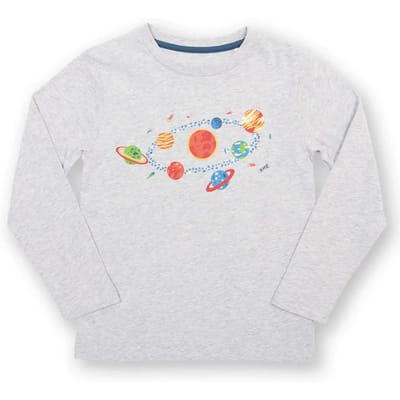 Meisjes-T-shirt met lange mouwen Kite Solar System