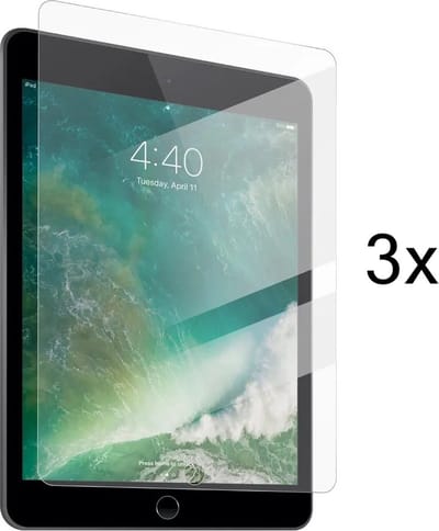 Arara Screenprotector Geschikt voor iPad Air/Air 2 screenprotector - screenprotector iPad Air 2 (2014) - temperd glass iPad Air (2013) - 3 Stuk