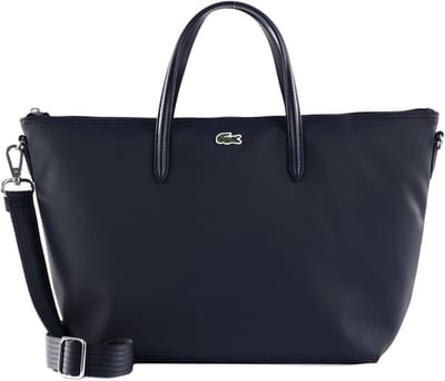 LACOSTE shopper schoudertas L.12.12 Concept Tote Bag Penombre donkerblauw