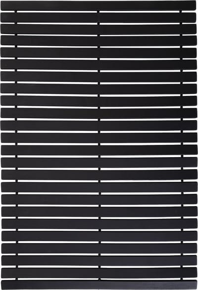 QUVIO Badmat – Douchemat – Badmatten – Douchematten – Badkamer mat – Douche mat – Badmat zwart – Douchmat zwart – Badmat 60x40cm – Badmat hout – Houten badmat – Zwarte badmat – Hout – 60x40cm - Zwart