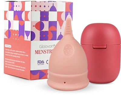 Gloovon® - Menstruatiecup - Maat S - Complete Set voor Beginners - Herbruikbare Menstruatie Cup - BPA-vrij - Cup - Comfortabel menstrueren - Period - Zero Waste