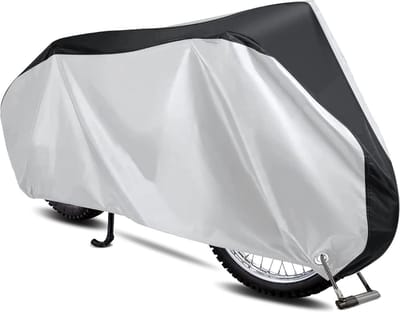 MKSS® Motorhoes Waterdicht Buiten - Scooterhoes - Universeel - Zilver met Zwart