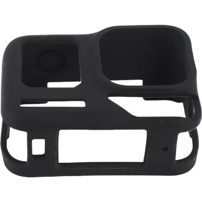Siliconen Beschermhoes Case Schokbestendig Krasbestendig Lichtgewicht Scherm Lens Beschermer black
