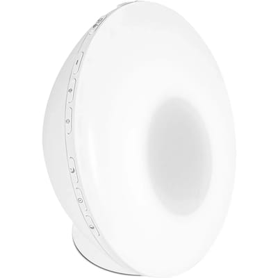 Lanaform - WL-100C - Wake Up Light Lichtwekker Met App - Zonsopgang En Zonsondergang Simulatie - Slaaphulp Geluiden Met Alphagolven - Natuurgeluiden En Radiowekker - Dubbele Alarmfunctie & Snooze Functie - Dimbare Bedlamp