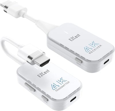 Draadloze HDMI Zender Ontvanger - Streaming Set - Beeld Streamen - Plug en Play - 4K - Zwart