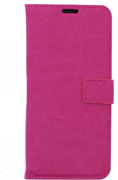 LuxeBass Boekhoesje geschikt voor OnePlus Nord 2 5G - Roze gsm hoesje - telefoonhoes - telefoonhoesjes