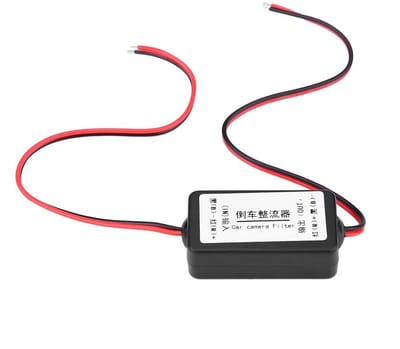 Allecto - 12V DC spanningsfilter - Achteruitkijkcamera - Hoogwaardige kwaliteit - Compact formaat - Betrouwbare werking - Geschikt voor voertuigen ...