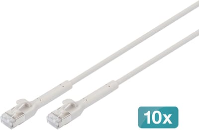 Digitus DK-1632-A-010B-10 netwerkkabel Grijs 1 m Cat6a F/FTP (FFTP)