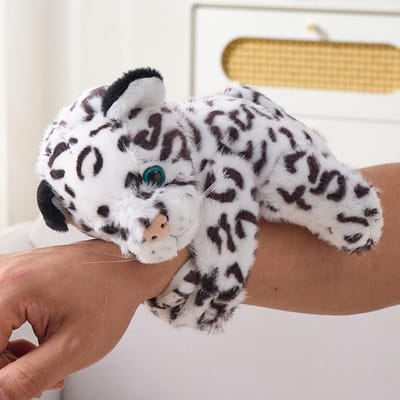 Bosdier Dier Klappende Polsband Koala Tijger Armband Knuffel Klap Snap Wikkel Pluche Speelgoed Konijn Luipaard Pluche Handring