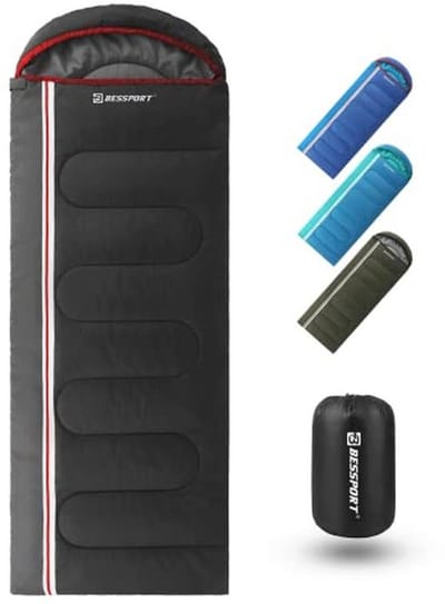 Omgoods - Waterdichte Slaapzak voor Camping, 3-4 Seizoenen, 5 °C tot 15 °C