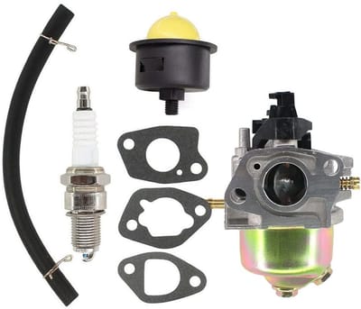 Dailygoods- Carburateur Set - 1x Carburateur - 3x Pakking - 1x Slang - 1x Pomp Primer - 1x Bougie - Grasmaaieronderdelen