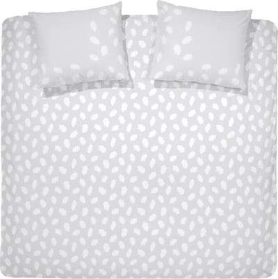 Cinderella Amia - Dekbedovertrek - Eenpersoons - 140x200/220 cm + 1 kussensloop 60x70 cm - Grey