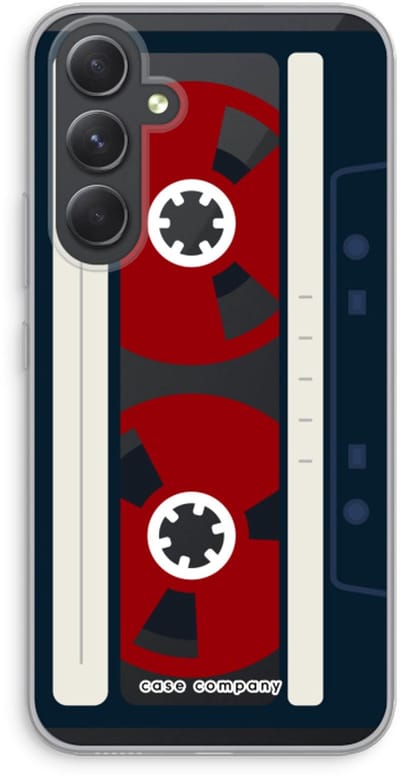 Case Company® - Hoesje geschikt voor Samsung Galaxy A54 hoesje - Here's your tape - Soft Cover Telefoonhoesje - Bescherming aan alle Kanten en Schermrand