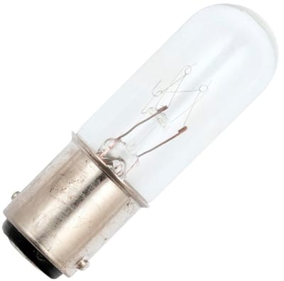 Signaallamp Ba15d 30V 7W - 233 mAh - Per stuk - T16 Gloeilamp Ø16mm - 54mm - 2500K - Dimbaar