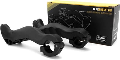 Fietsstuuruiteinden - Stuurverlenger - Comfortabel Fietsen - Ergonomisch Ontwerp - 14.5x5x4.5cm - Zwart