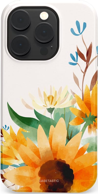 Casetastic Hoesje Geschikt voor Apple iPhone 14 Pro Magsafe - Stijlvolle Beschermende Duo-layer Case - Stralend geel